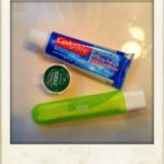 Travel sized toothpaste